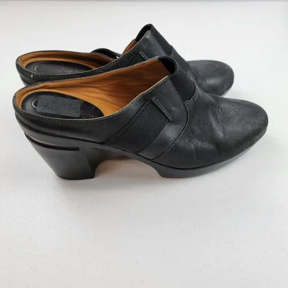 Cole Haan Air Sara Clogs Black Suede Patform Mules Women's Size 9.5 B - Picture 8 of 11